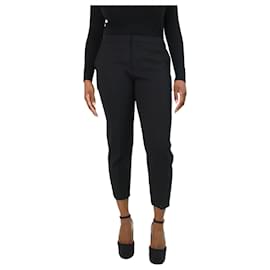 Chloé-Pantalón negro con bolsillos de lana - talla FR 42-Negro