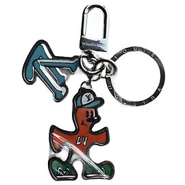 Key ring key ring puzzle charm louis vuitton Silvery