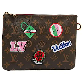 Louis Vuitton-Toppe per borsa da città con monogramma marrone Louis Vuitton-Marrone