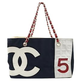 Chanel-Chanel Cabas-Navy blue