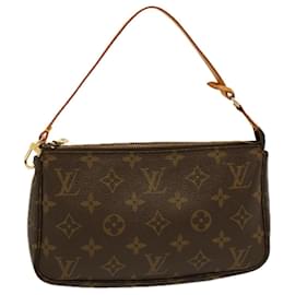 Louis Vuitton-LOUIS VUITTON Monogram Pochette Accessoires Pouch M51980 Autenticação de LV 56793-Monograma