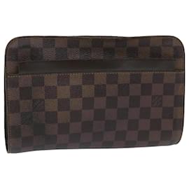 Louis Vuitton-LOUIS VUITTON Damier Ebene Saint Louis Clutch Bag N51993 LV Auth bs9053-Other