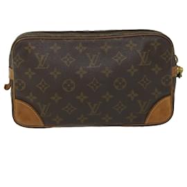 Louis Vuitton-LOUIS VUITTON Monogramm Marly Dragonne PM Clutch Bag M.51827 LV Auth th4141-Monogramm