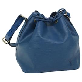 Louis Vuitton-Bolsa de ombro LOUIS VUITTON Epi Petit Noe azul M44105 LV Auth bs8902-Azul