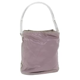 Prada-PRADA Hand Bag Nylon Purple Auth cl796-Purple