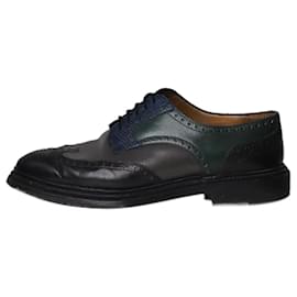 Autre Marque-Black lace up brogues - size EU 40-Black