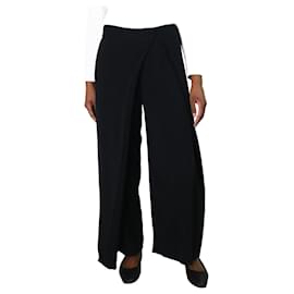 Autre Marque-Black overlay trousers - size UK 12-Black