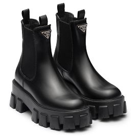 Prada Monolith Boots Schwarz