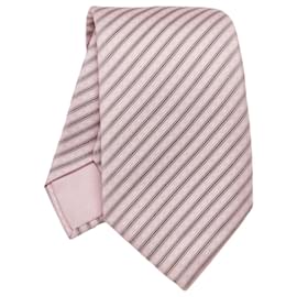 Hermès-Cravatta di seta rosa Hermes Circuit Cars-Rosa