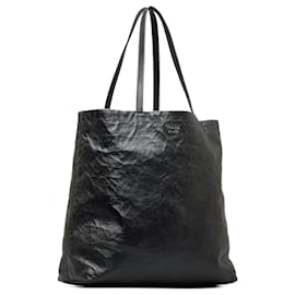 Prada-Prada Black Calf Leather Reversible Tote-Black,Other