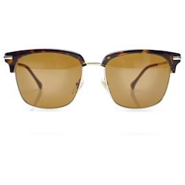 Gucci-Óculos de sol matizados Gucci Brown Wayfarer-Marrom