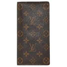 Louis Vuitton-Louis Vuitton Brown Monogram Brazza Wallet-Brown