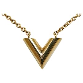 Louis Vuitton-Collier Louis Vuitton Essential V en or-Doré