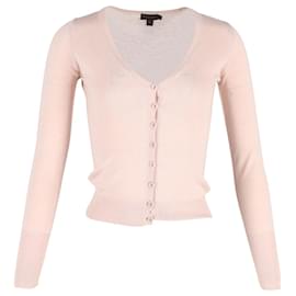 Mulberry-Cardigan aderente Mulberry in cotone rosa-Rosa