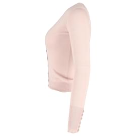 Mulberry-Taillierter Mulberry-Cardigan aus rosa Baumwolle-Pink