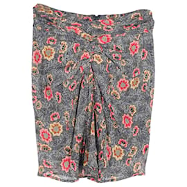 Isabel Marant Etoile-Isabel Marant Etoile Mini Skirt in Floral Print Viscose-Other,Python print