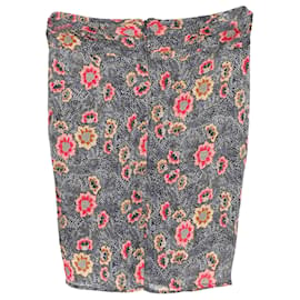 Isabel Marant Etoile-Isabel Marant Etoile Mini Skirt in Floral Print Viscose-Other,Python print