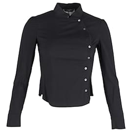 Autre Marque-Blusa asimétrica con botones Max Mara Weekend en algodón negro-Negro