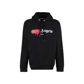 Palm Angels-Tokyo Sprayed Hoodie Black-Black