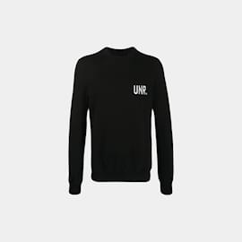 Unravel Project-Project Lax Printed Sweatshirt-Black