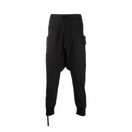Unravel Project Pantaloni con gamba interna abbassata Nero