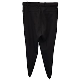 Gucci-Gucci Straight Trousers in Black Wool-Black