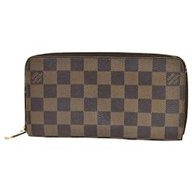 Louis Vuitton-Portafoglio Zippy Louis Vuitton-Marrone