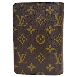 Louis Vuitton-Louis Vuitton Porte Papiers Reißverschluss z-Braun