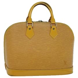 Louis Vuitton-Bolsa de mão LOUIS VUITTON Epi Alma Tassili Yellow M52149 Autenticação de LV 56859-Outro