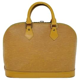 Louis Vuitton-Bolsa de mão LOUIS VUITTON Epi Alma Tassili Yellow M52149 Autenticação de LV 56859-Outro