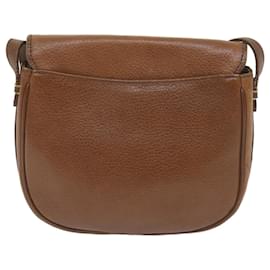 Autre Marque-Burberrys Shoulder Bag Leather Brown Auth ep2154-Brown