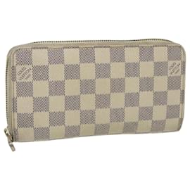 Louis Vuitton-LOUIS VUITTON Damier Azur Zippy Wallet Long Wallet N63503 LV Auth th4179-Other