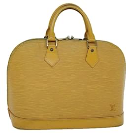 Louis Vuitton-LOUIS VUITTON Borsa a Mano Epi Alma Tassili Giallo M52149 LV Aut 53222-Altro