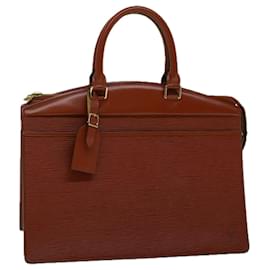 Louis Vuitton-LOUIS VUITTON Epi Riviera Hand Bag Kenya Brown M48183 LV Auth 56530-Other