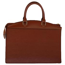Louis Vuitton-LOUIS VUITTON Epi Riviera Hand Bag Kenya Brown M48183 LV Auth 56530-Other