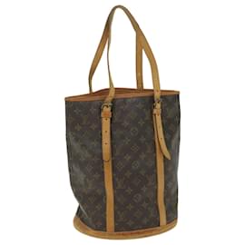 Louis Vuitton-LOUIS VUITTON Monogram Bucket GM Shoulder Bag Vintage M42236 LV Auth 57473-Monogram