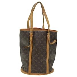 Louis Vuitton-LOUIS VUITTON Monogram Bucket GM Shoulder Bag Vintage M42236 LV Auth 57473-Monogram