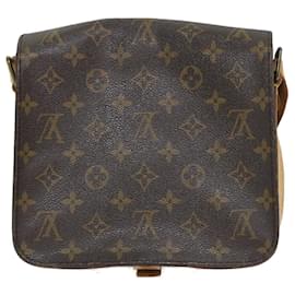 Louis Vuitton-Bolsa de ombro M LOUIS VUITTON Monogram Cartouchiere MM51253 LV Auth th4143-Monograma