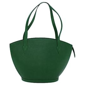 Louis Vuitton-LOUIS VUITTON Epi Saint Jacques Shopping Shoulder Bag Green M52264 LV Auth 56598-Green