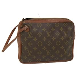 Louis Vuitton-LOUIS VUITTON Monogram Pochette sports Clutch Bag No.183 LV Auth 56105-Monogram