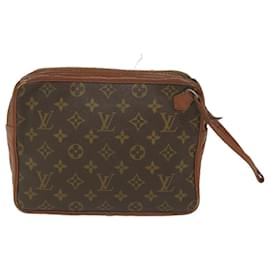 Louis Vuitton-LOUIS VUITTON Monogram Pochette sports Clutch Bag No.183 LV Auth 56105-Monogram