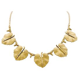 Colar Buccellati, "Folhas", ouro amarelo. Outro