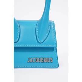 Jacquemus-Jacquemus Le Chiquito Canvas Strap Blue Leather-Blue