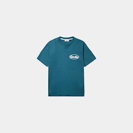 GCDS-Lista de compras camiseta normal-Azul