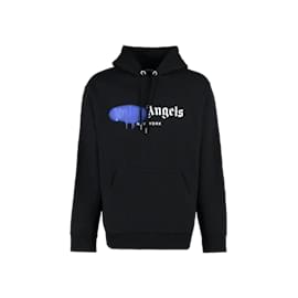 Palm Angels-Ny Sprayed Hoodie Black-Black