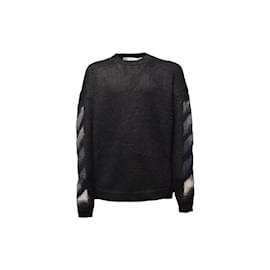 Autre Marque-Brushed mohair pullover-Other,Python print