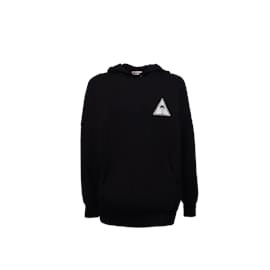 Palm Angels-Palm icon hoodie-Black