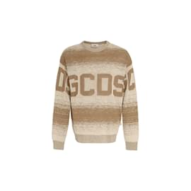 GCDS-Degrade Band Logo Sweater-Multiple colors