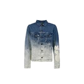 Autre Marque-Melt jeans jacket degrade wash-Other,Python print