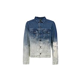 Autre Marque-Melt jeans jacket degrade wash-Other,Python print